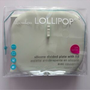 🇨🇦 Loulou Lollipop Silicone Divided Plate with Lid